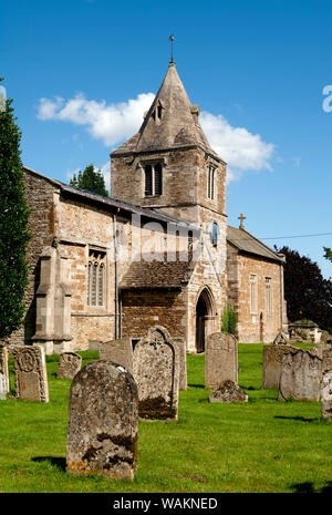 St. Andrew`s Church, Glaston, Rutland, England, UK Stock Photo